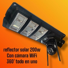 Reflector Solar 200w con camara domo WiFi todo en 1 - comprar online