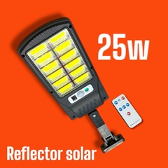 Reflector led solar 25w c/remoto - comprar online