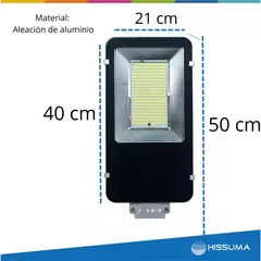reflector Luminaria Solar de Calle 50w - MundoSolar