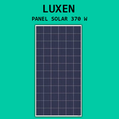 Panel LUXEN 120 C. Half Cut Mono. Serie 4 166mm 370Wp