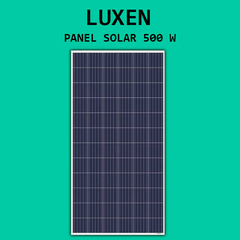 Panel LUXEN 132 C. Half Cut Mono. Serie 5 182mm 500Wp