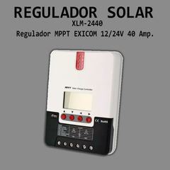 Regulador MPPT EXICOM XLM-2420 12/24V 40 Amp.