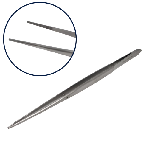 Pinza Cushing Disección Recta S/Dientes 17.5cm Acero Inoxidable Belmed