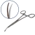 Pinza Crile Rankin Curva 16cm Acero Inoxidable Belmed