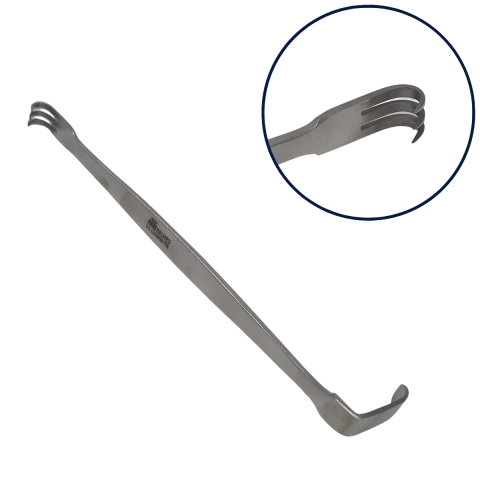Separador Senn Miller Baby 15.5cm Agudo 3 Dientes Acero Inoxidable Belmed - comprar online