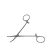 Imagen de Pinza Halstead Curva Con Diente 12.5cm Acero Inoxidable Belmed