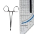 Pinza Halstead 12.5cm S/Dientes Curva Acero Inoxidable Surgiwell