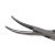 Pinza Halstead 12.5cm S/Dientes Curva Acero Inoxidable Surgiwell - Gauss Bioingeniería