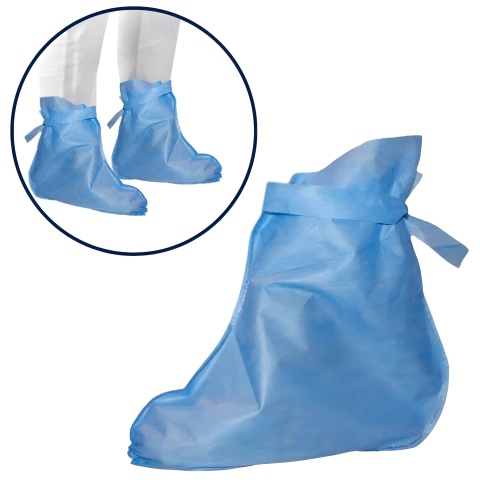 Bota Descartable Con Tiras Sp30 x 50u Clothier