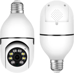 Camara de Seguridad FOCO interior Ip wi-fi por app al celular, facil de instalar - Niktronic Servicio tecnico