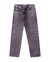 Calça Balão Jeans Marmorizada