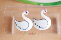 Tiara em acrílico: Cisne
