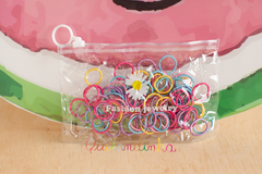 Elásticos: Bolsinha Liguinhas coloridas kit com 100 unidades - comprar online