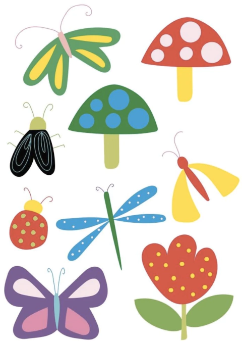 Tatuagem temporária - Jardim