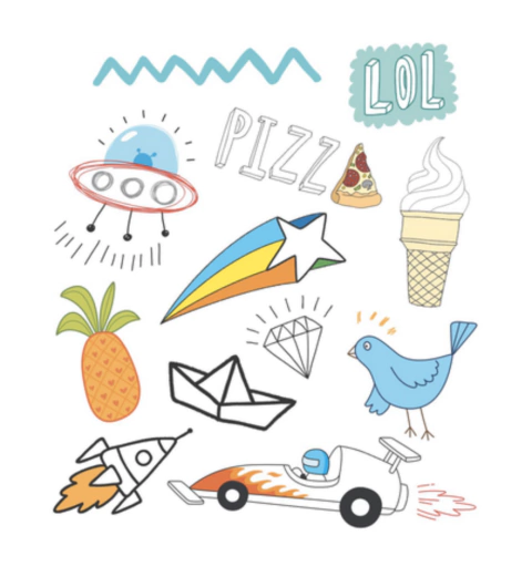 Tatuagem temporária - Pop Cometa