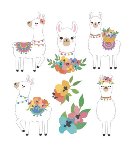 Tatuagem temporária - Lhama