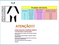 Pijama inverno plush de Unicórnio Tam 6 e 8 - Quitandinha Baby