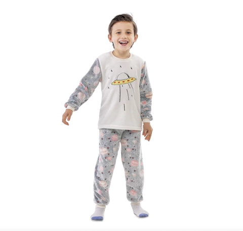 Pijama plush Disco Voador unissex