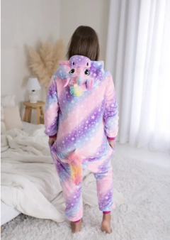 Imagem do Pijama inverno plush de Unicórnio - Tamanho 7/8 e 11/12 anos