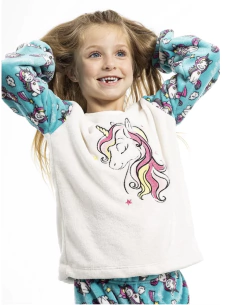 Pijama Fleece Unicórnio Estrela - comprar online