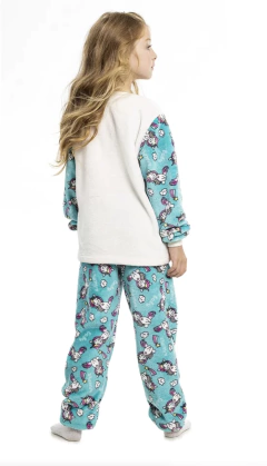 Pijama Fleece Unicórnio Estrela na internet