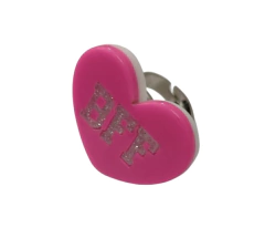 Anel acrílico: BFF - Best friend forever - comprar online