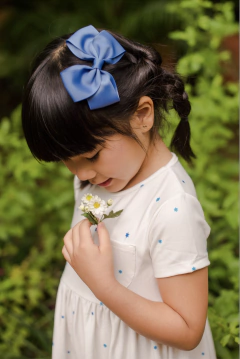 Laço nó simples Borboleta G - Quitandinha Baby