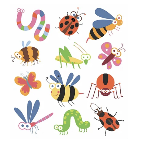 Tatuagem temporária - Vida de Insetos