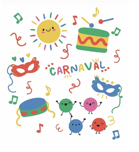 Tatuagem temporária - Carnaval