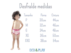 Calcinha desfralde love pink na internet