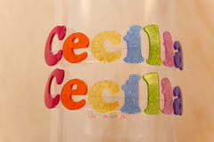 Tiara em acrílico (pronta entrega): Cecília