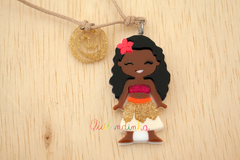 Colar em acrílico: Moana
