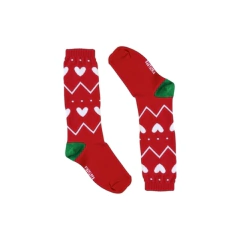 Meia Vermelha Coração na internet