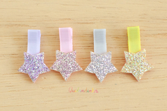 Laço forrado: mini estrelas