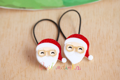 Elásticos: Par Acrílico Papai Noel