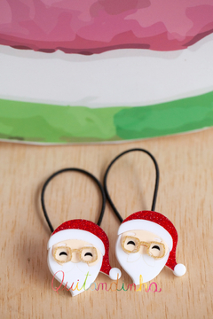 Elásticos: Par Acrílico Papai Noel - comprar online