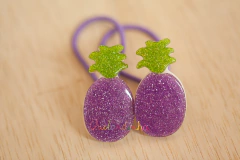 Elásticos: par abacaxi em acrílico (várias cores) - PROMO - loja online