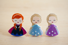 Presilha em acrílico: princesa Elsa - comprar online