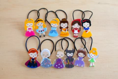 Elásticos: Par Acrílico Princesa Elsa Nova na internet