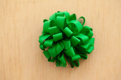 Laço Pompom: verde