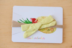 Faixa: Laço nó reto (várias cores) - Quitandinha Baby