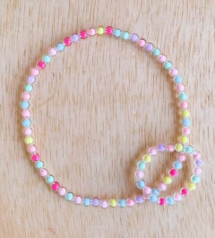 Colar miçangas - Bolinhas