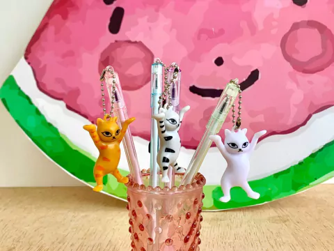 Caneta Gatinho pingente