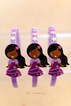 Tiara em acrílico: Isabela - Encanto - comprar online