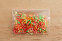 Elásticos: Liguinha silicone (várias opções) na internet