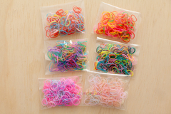 Elásticos: Liguinha silicone (várias opções)