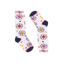 Meia Margarida com pompom - comprar online