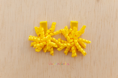 Laço Korker P Amarelo (par)