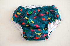 Fralda de piscina reutilizável Dino (12meses)