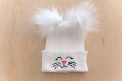 Kit gatinho cru: gorro + polainas fofas orelhinhas - comprar online